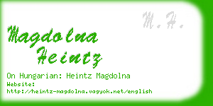 magdolna heintz business card